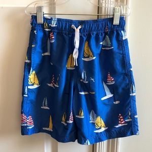 Hanna Andersson Sailboat Swim Trunks